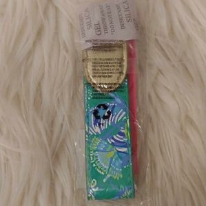 💝FIRM! NWT LILLY PULITZER X GWP BOTANICAL KEY HOLDER